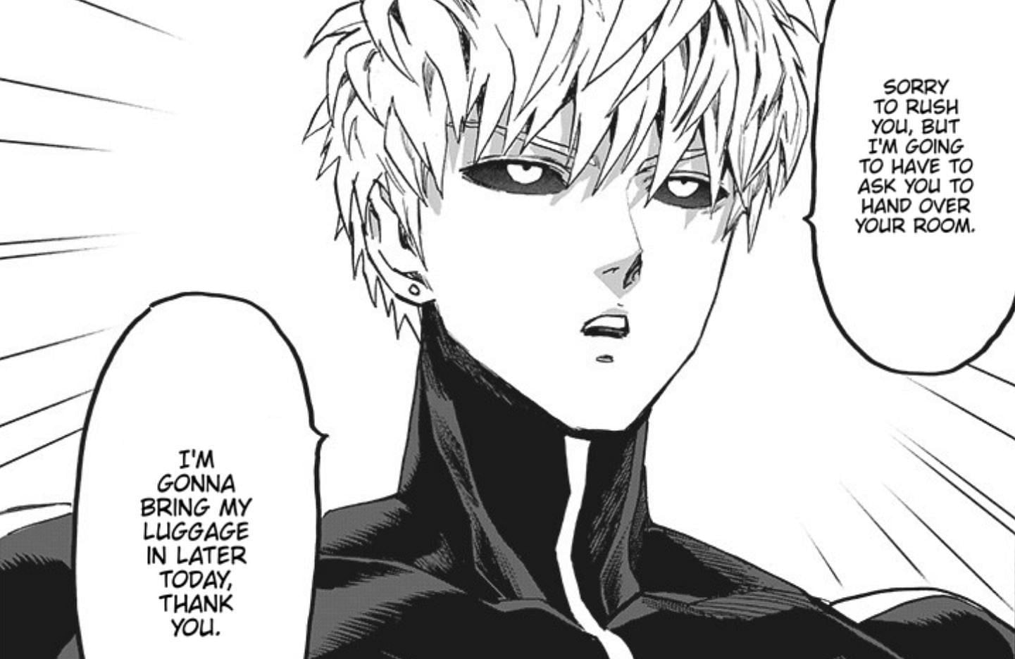 Genos as seen in chapter 188 (Image via Shueisha)